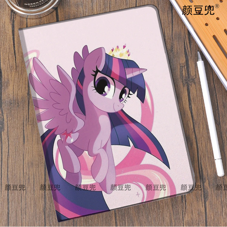 紫悦 小马宝莉 暮光闪闪ipad10.2适用air5/6保护套matepad pro11 Air3笔槽mini56皮套小米5/6pro12.9华为11.5