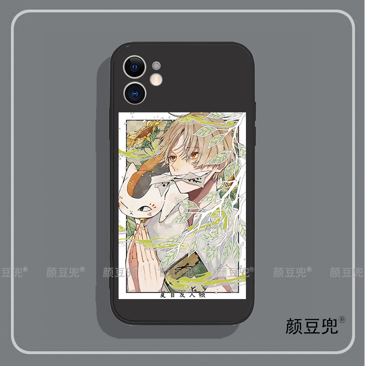 夏目友人帐 猫咪老师 适用iphone13promax苹果14Pro荣耀90一加ace红米K60保护套IQOO11小米13华为P50三星S23
