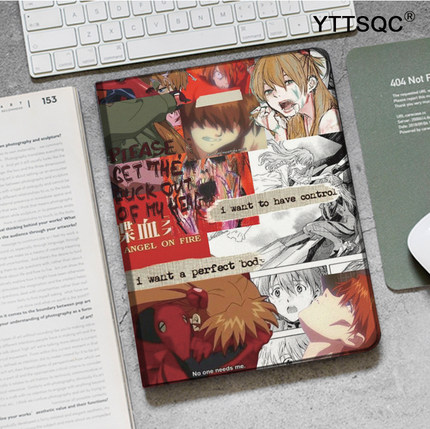 EVA明日香ipad10.2适用air4/5第十代10.9保护套matepad pro11笔槽mini56小米5pro12.9荣耀V8小米6福音战士air