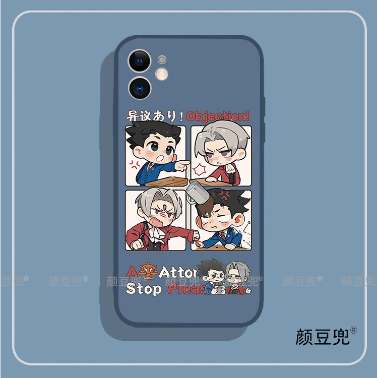 逆转裁判周边同人成步堂龙一御适用iphone15promax苹果14Pro荣耀90一加ace红米K70保护套IQOO11小米13华为P60