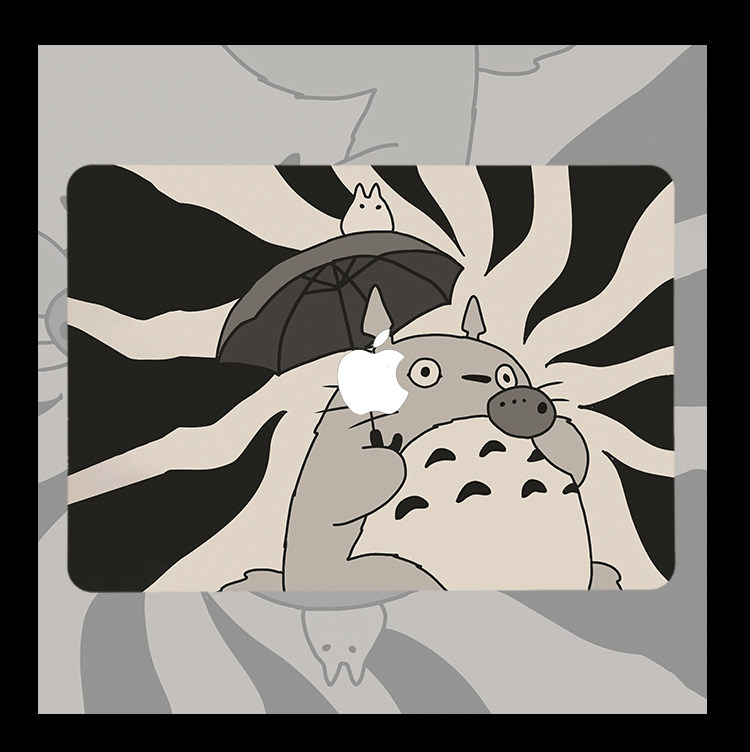 龙猫 宫崎骏 动漫 适用于苹果macbookair13.3寸pro14笔记本12保护壳15寸Max 16周边M1芯片macbook电脑保护套