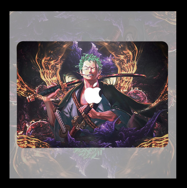 索隆 海贼王动漫周边 适用苹果macbookair13.3寸pro14笔记本12保护壳15寸Max 16周边M1芯片macbook电脑保护套