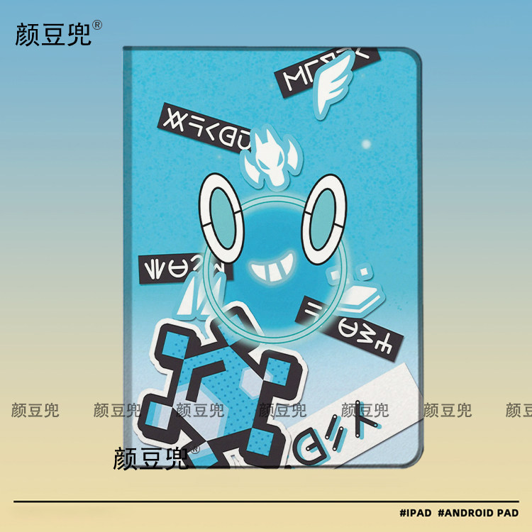 宝可梦 洛托姆 冰元素ipad10.2适用air5/6保护套matepad pro11 Air3笔槽mini5 6皮套小米5/6 7华为Air12红米