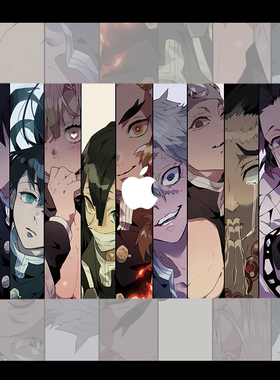 鬼灭之刃 鬼杀队 适用于苹果macbook air13.3寸 pro14笔记本12保护壳15寸Max 16周边M1芯片Macbook电脑保护套