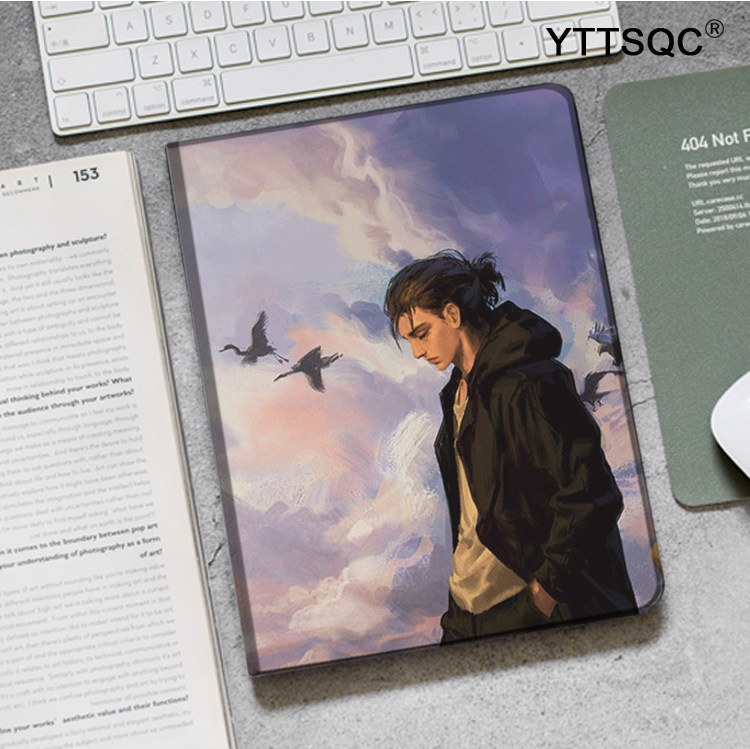 进击的巨人OPPOPAD艾伦兵长ipad10.2适用air3/4/5第十代保护套matepad pro11笔槽mini5/6小米5pro12.9荣耀V8