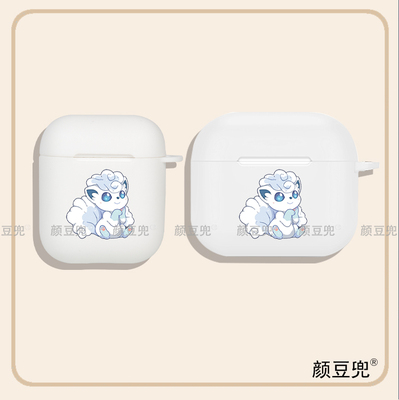 冰六尾 宝可梦Airpods Pro2代保护套 2/3代适用苹果蓝牙 动漫周边耳机壳 硅胶Airpods三代防摔套软硅胶保护套
