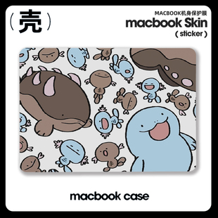可爱乌波 宝可梦 适用苹果macbook air13.3寸 pro14笔记本12保护壳15寸 Max16寸芯片Macbook苹果电脑保护套M3