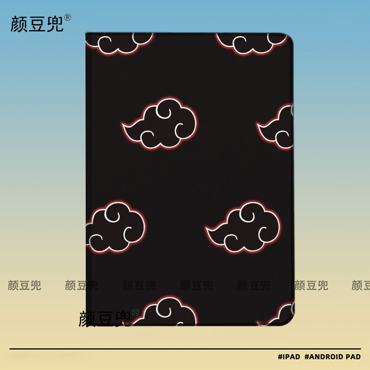 火影忍者 晓组织ipad10.2适用air5/6保护套matepad pro11 Air3笔槽mini56皮套小米5/6pr华为Air11.5动漫 红米