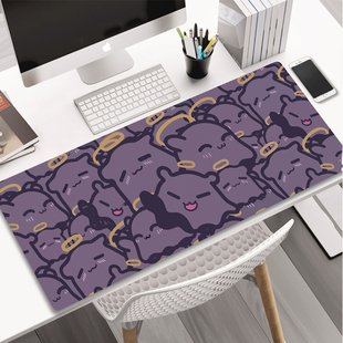 一伊那尔栖hololive周边 鼠标垫超大 办公桌垫锁边鼠标垫 键盘垫