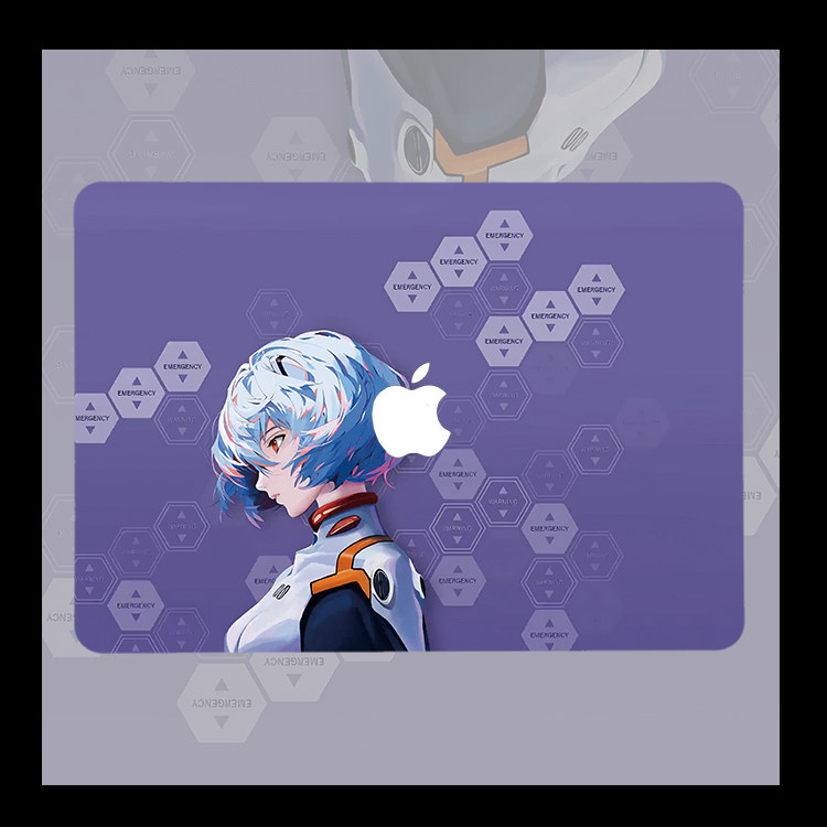 EVA凌波丽 福音战士周边适用苹果macbook air13.3寸 pro14笔记本12保护壳15寸 Max16芯片Macbook苹果电脑保护