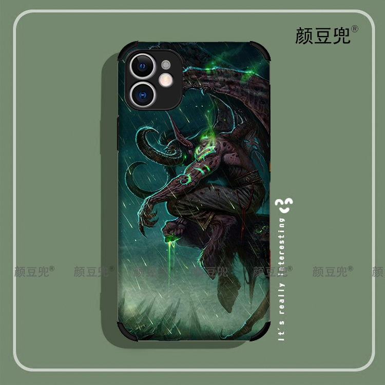 魔兽世界游戏WOW手机壳适用iPhone13PROMAX部落8P伊利丹11XSMaxr