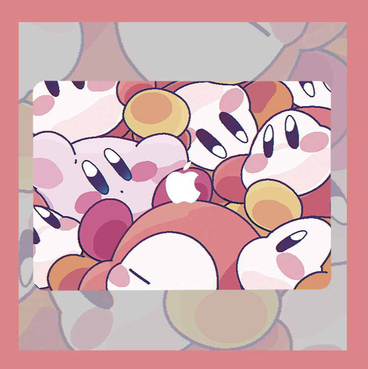 苹果星之卡比笔记本少女风保护套