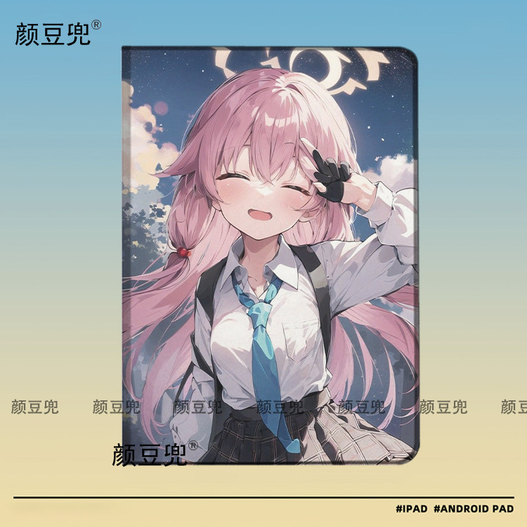 小鸟游星野 蔚蓝碧蓝档案ipad10.2适用于air4/5保护套matepad pro11 Air3笔槽mini5/6皮套小米5/6pro12.9华为