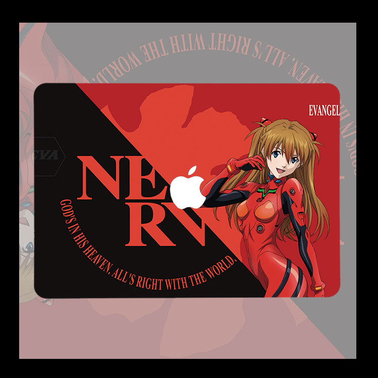 EVA明日香 福音战士周边适用苹果macbook air13.3寸 pro14笔记本12保护壳15寸Max16芯片Macbook苹果电脑保护