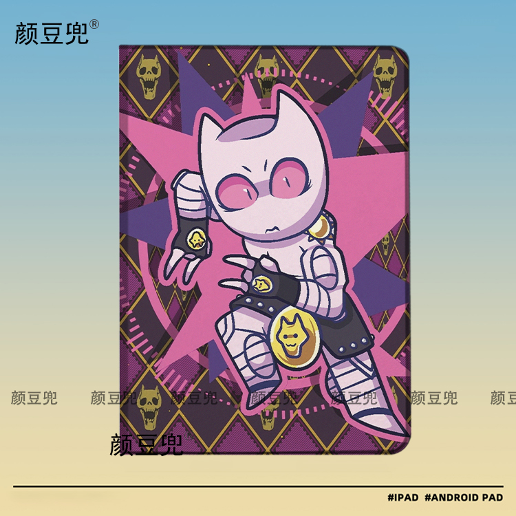 JOJO杀手皇后 奇妙冒险ipad10.2适用air5/6保护套matepad pro11 Air3笔槽mini56皮套小米5/6华为Air12寸11.5S