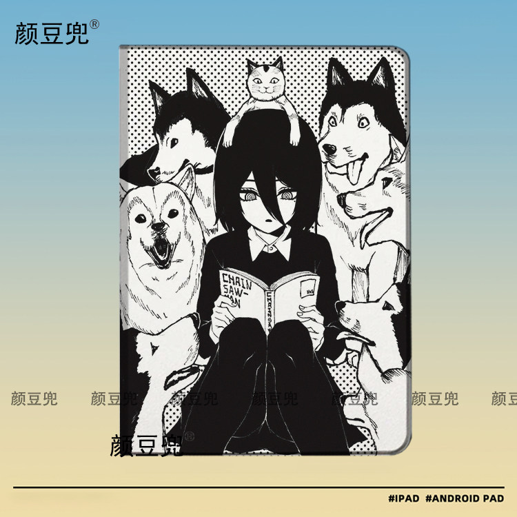 电锯人 那由多 动漫ipad十11代ipad10.2适用air5/6保护套matepad pro11 Air3笔槽mini6 7皮套小米6 78华为Air