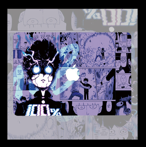 灵能百分百 适用苹果macbookair13寸pro14笔记本12保护壳15影山茂夫Max动漫16卡通M1芯片macbook电脑保护套M2