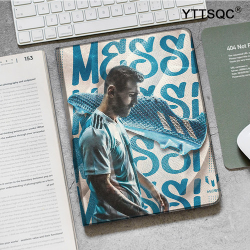 梅西MEssi10号ipad10.2适用air3/4/5保护套matepad pro11笔槽mini5/6华为M6软Pro12.9第十代air3荣耀v8proppo