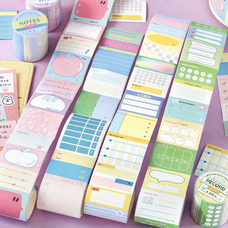 生活记录er系列可撕便签卷 韩系简约线条风装饰手帐拼贴素材贴画,文具电教/文化用品/商务用品,和纸胶带,淘宝优惠券,粉丝福利购,淘宝优惠卷