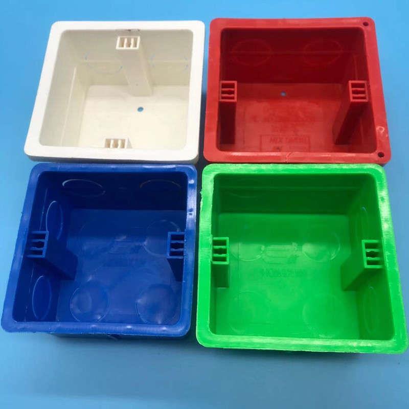 包邮PVC86型加厚50通用工程款接线盒开关插座面板底盒家装暗盒