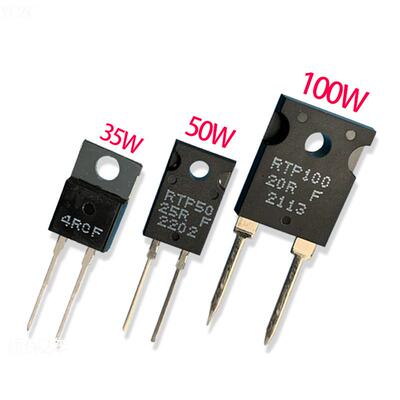 TO220/247封装大功率精密取样高频平面厚膜无感电阻RTP35W50W100W