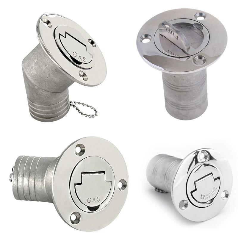 316不锈钢小翻盖油箱体加水口加油口污水口游艇配件船用油箱盖