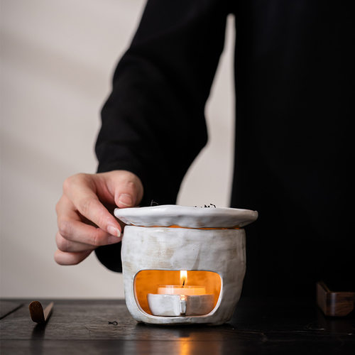 干烤香薰炉可干烧茶叶提香炉蜡烛加热恒温炉围炉煮茶器具