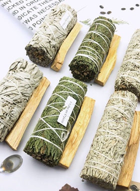 正品白鼠尾草蓝鼠尾草圣木组合