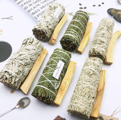 正品白鼠尾草蓝鼠尾草圣木组合