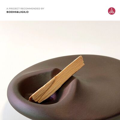 秘鲁圣木香薰炉陶制托盘