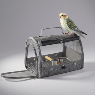 透气外出便携鸟笼玄凤鹦鹉外带包牡丹出门手提包小太阳遛鸟背包