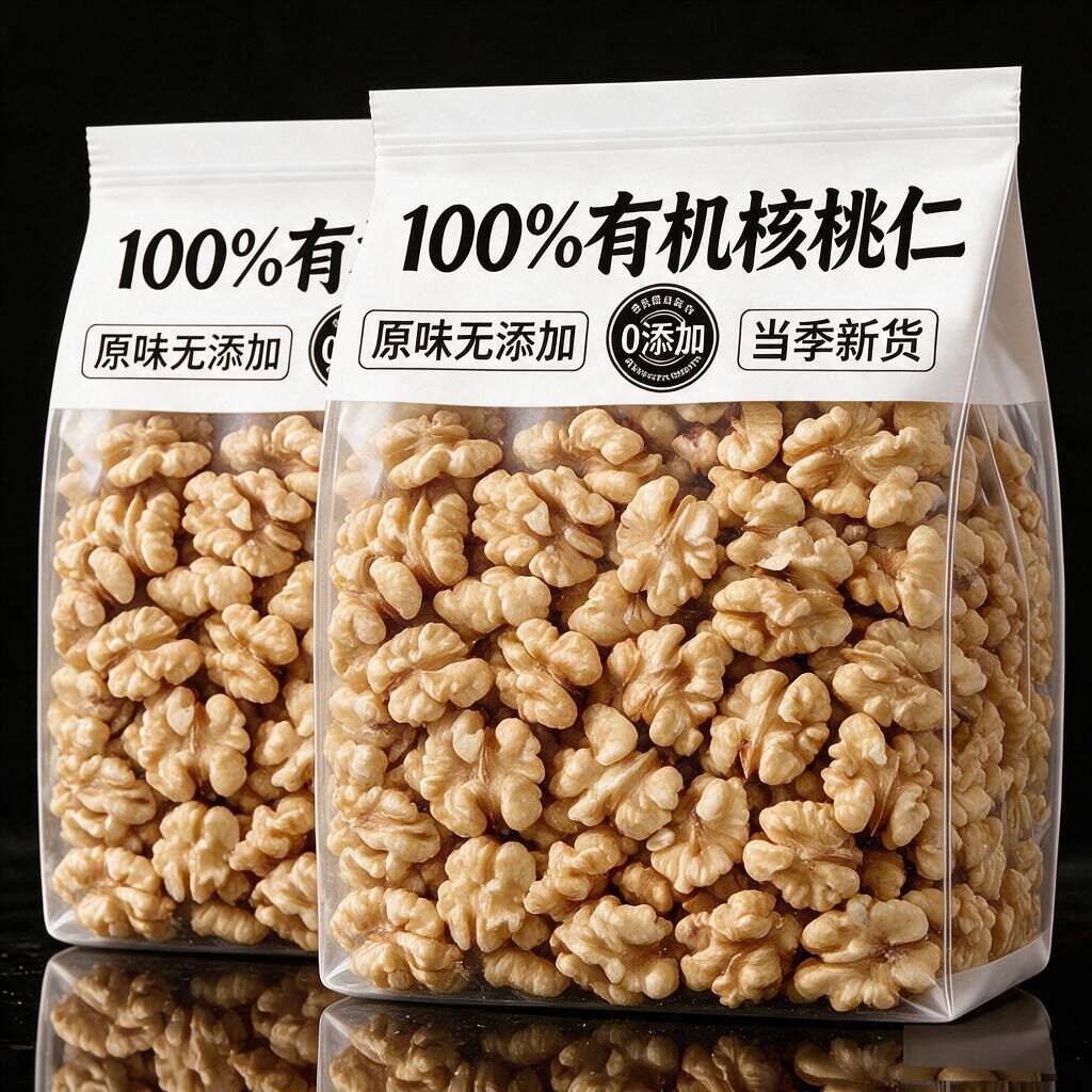 【甄选有机】100%有机原味核桃仁