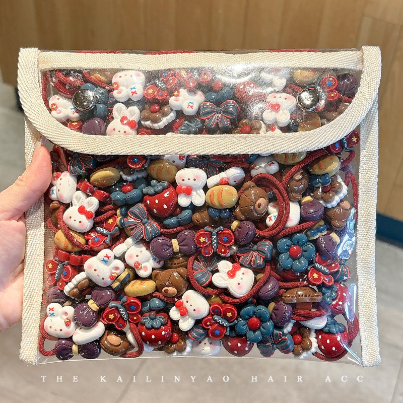 儿童不伤发卡通发绳女童可爱拇指发圈皮筋扎头发马尾头绳宝宝发饰,饰品/流行首饰/时尚饰品新,发饰,淘宝优惠券,粉丝福利购,淘宝优惠卷