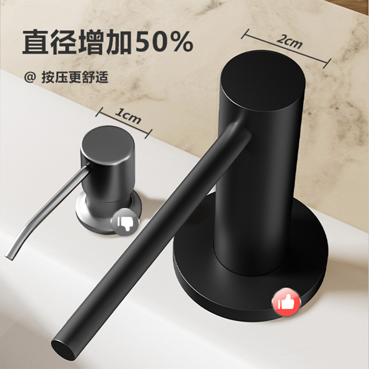 厨房不锈钢皂液器洗菜池