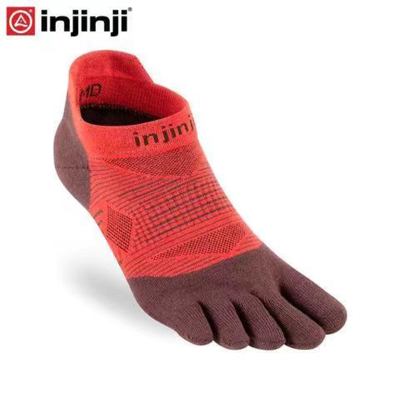 injinji五指袜中筒薄款浅口男女速干吸汗抗菌马拉松跑步专业运动