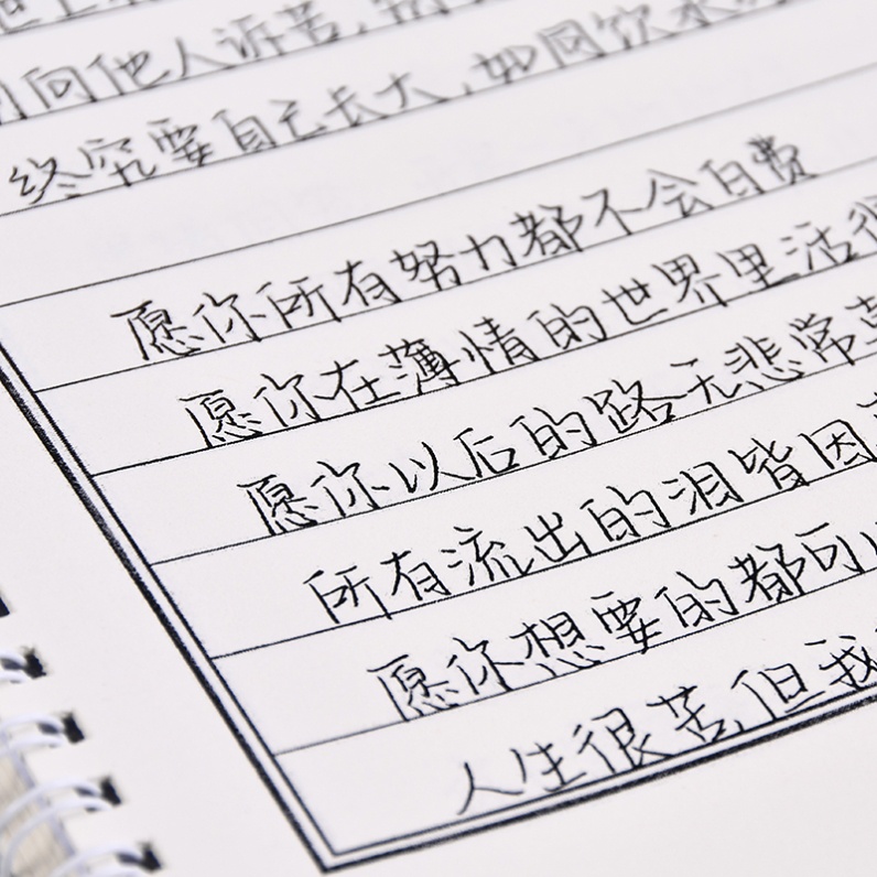 写字帖练字帖女生鲸落体适合女初中生成年人练的字帖
