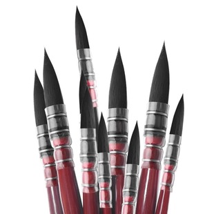 红胖子勾线笔颜料刷美术生画笔用学生绘画描 水粉笔A1pq801