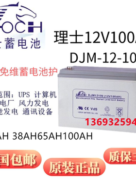 理士蓄电池12V65AH 不间断电源电池理士DJM1265SEPS 电源铅酸蓄电