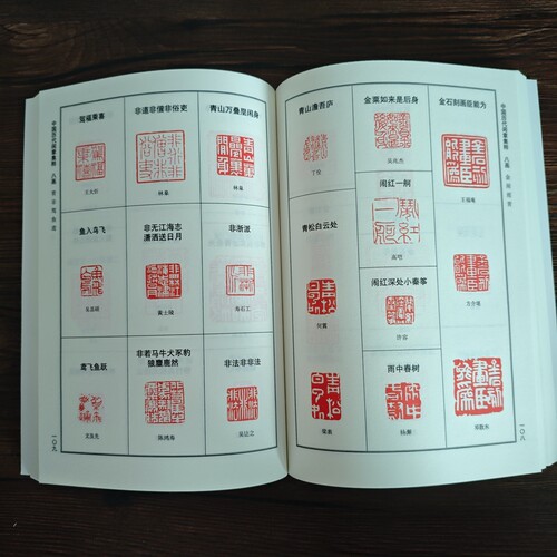 历代闲章篆刻参考印章款识印谱 印章印款毛笔书法字帖篆刻意思