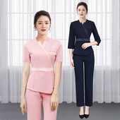 美容师工作服女医美皮肤管理头疗养生馆足浴店足疗技师工作服套装