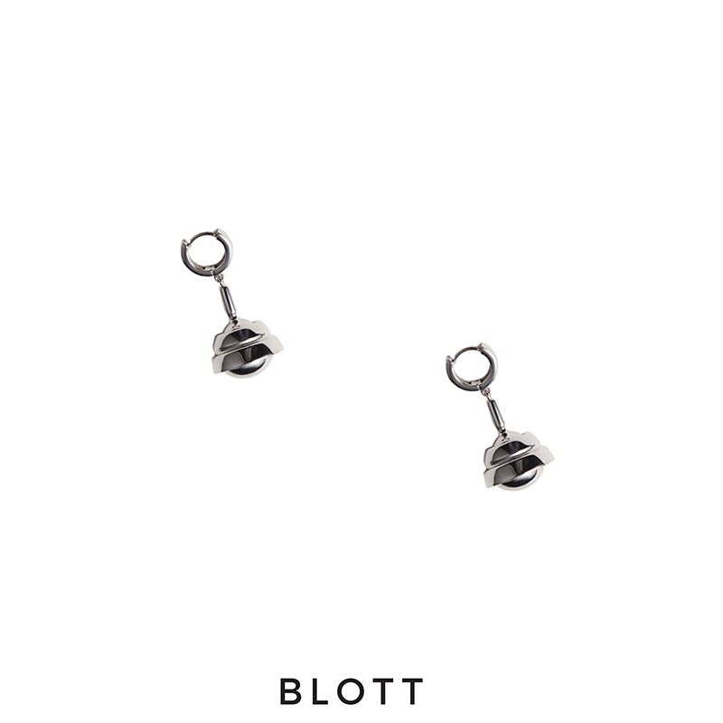 blott官方店原创设计925纯银耳针
