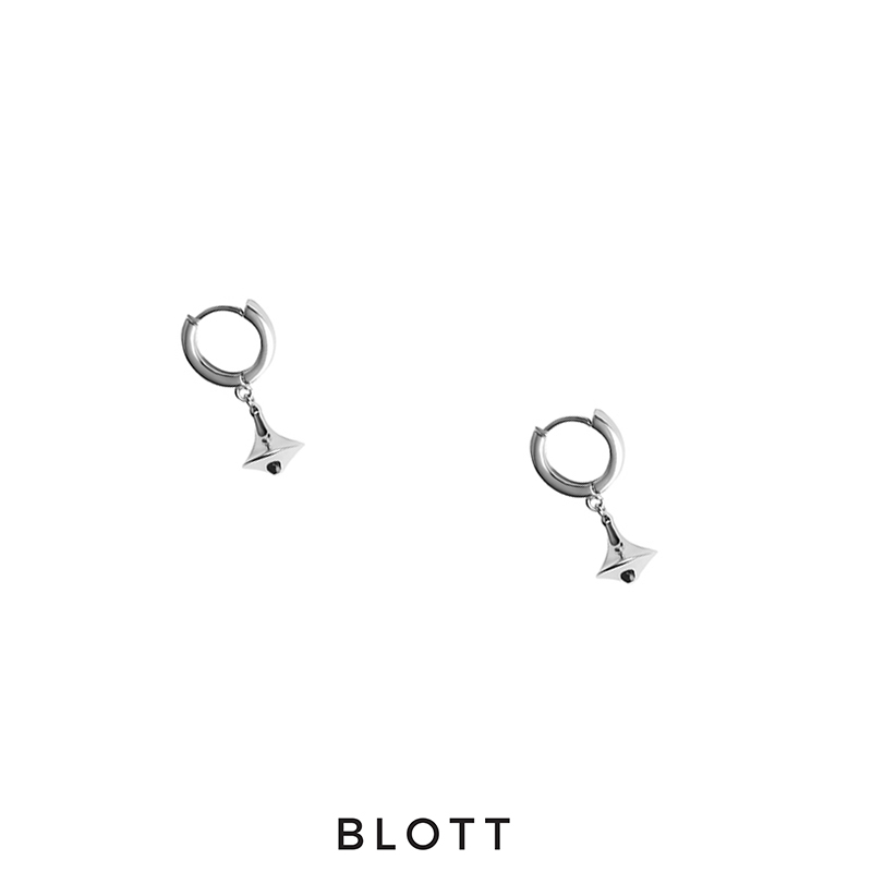 blott官方店设计师925小陀螺耳针