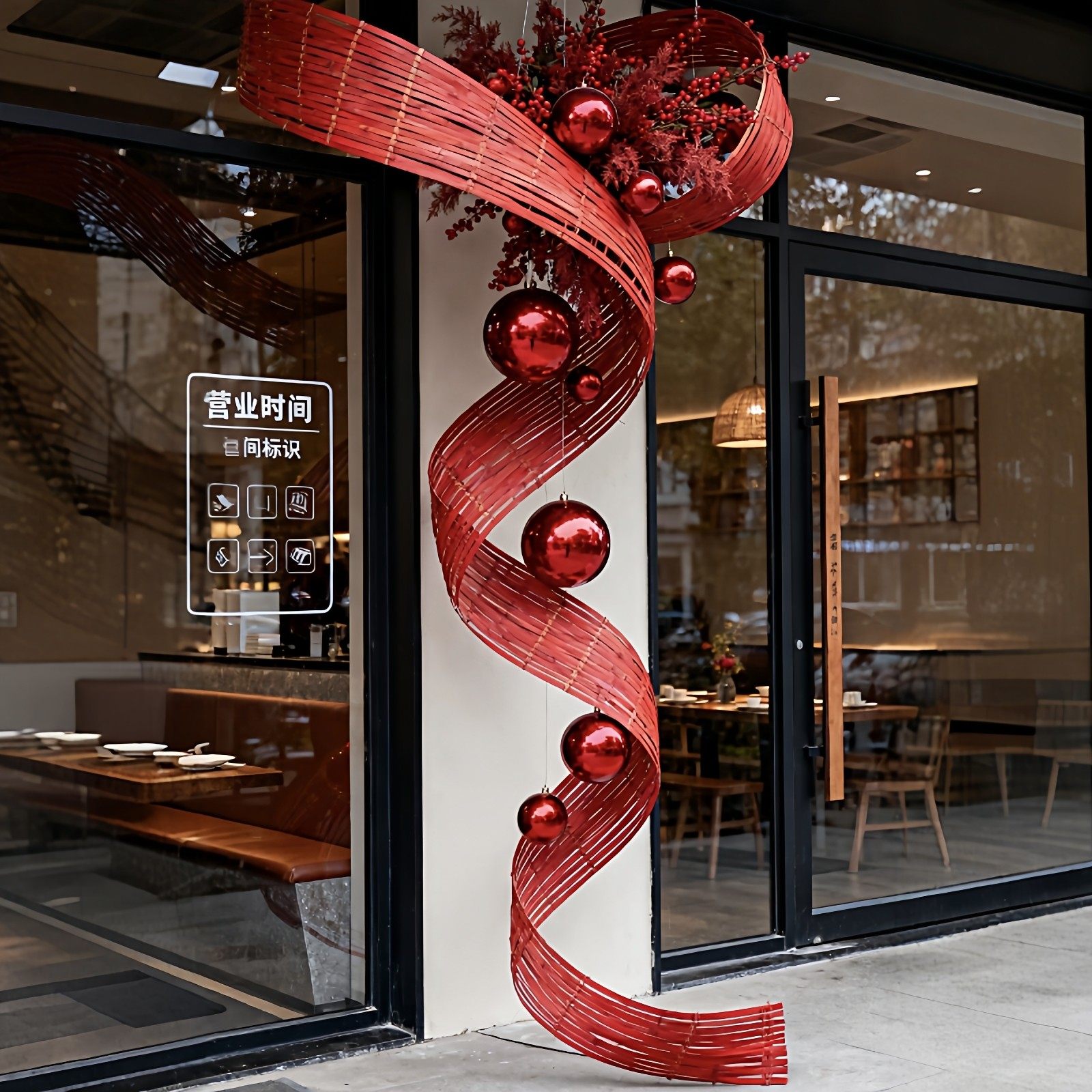 2026新年装饰竹编手工diy春节过年橱窗店铺门口喜庆装饰氛围布置,节庆用品/礼品,节日装扮用品,淘宝优惠券,粉丝福利购,淘宝优惠卷