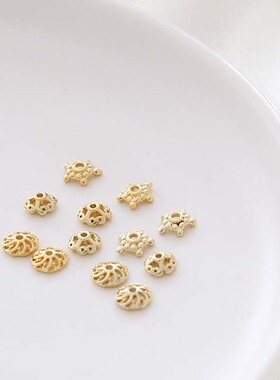 diy包金手串项链首饰品花帽