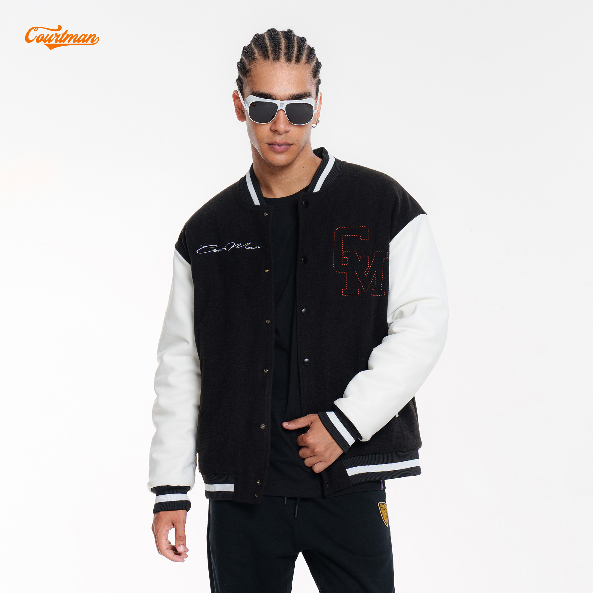 COURTMAN野球帝篮球梦抓绒棒球服
