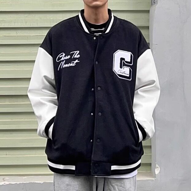 COURTMAN/野球帝刺绣棒球服夹克图片