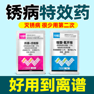 锈病专用药防锈病叶斑病防锈锈病专用药除锈套餐玉米小麦大蒜正品