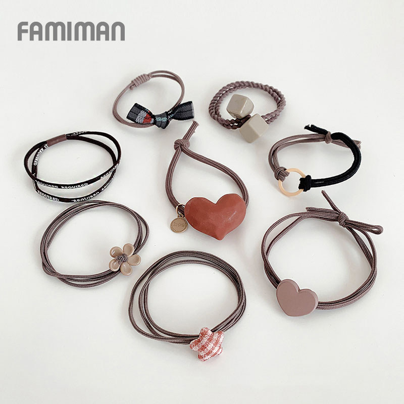 ins solar system Hair tie Simplicity temperament girl Hairpin Leather sheath Elastic Tousheng Meatball head Hairdressingin the Accessories/Fashion Jewelry, Hair Accessories  category - from Buy2taobao.com to provide professional Taobao agent buy service