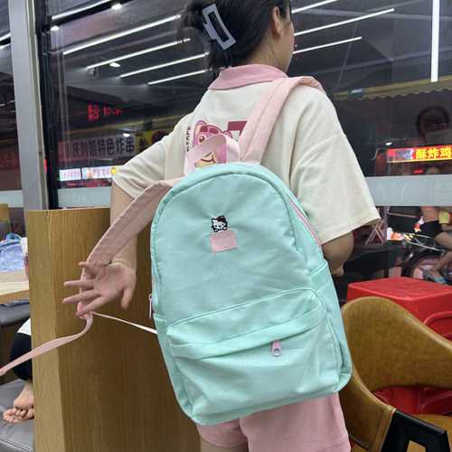 2023新款KT猫联名Nova潮牌双肩包女可爱轻便学生书包15.6电脑包