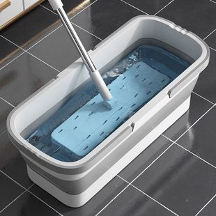 拖把折叠水桶塑料拖把桶提手储水拖地盆拖把拖把家用足浴盆足浴桶